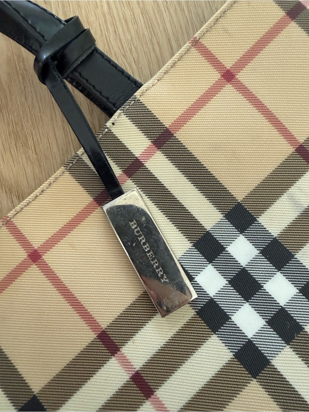 Burberry Nova Check Top Handle Bag - Picture 4 of 9